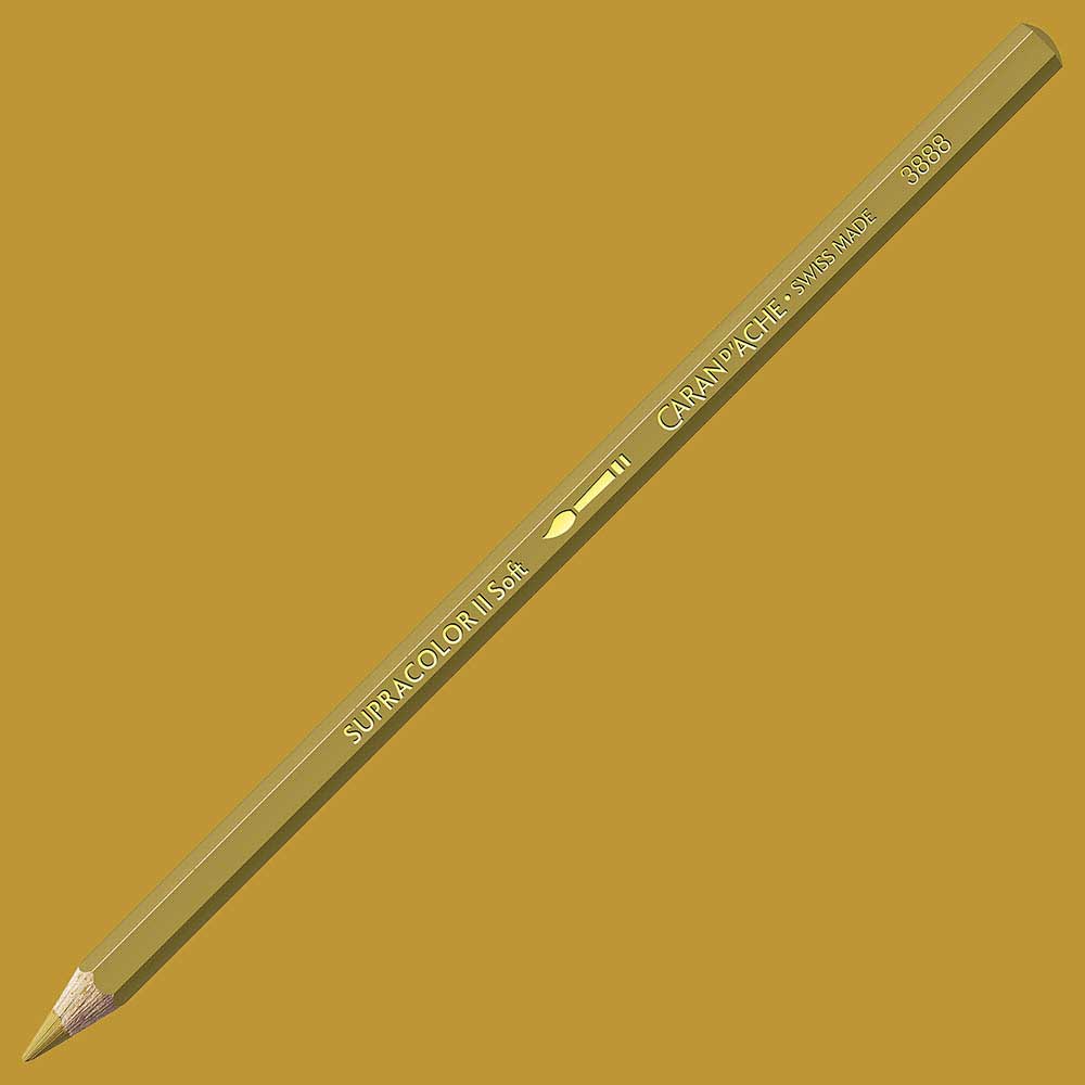 Caran d'Ache Supracolor Soft Green Ochre 025