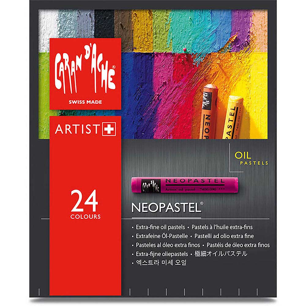 Caran d'Ache Neopastel Yağlı Pastel 24'lü Set