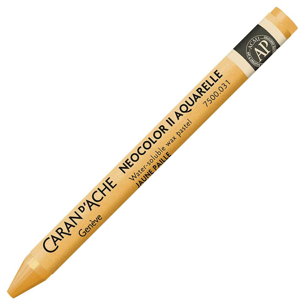 Caran d'Ache Neocolor II Aquarelle Orangish Yellow 031