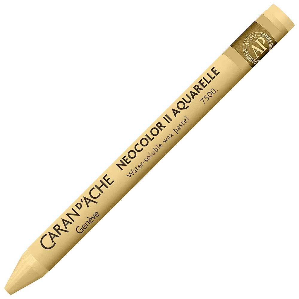 Caran d'Ache Neocolor II Aquarelle Sahara Yellow 521