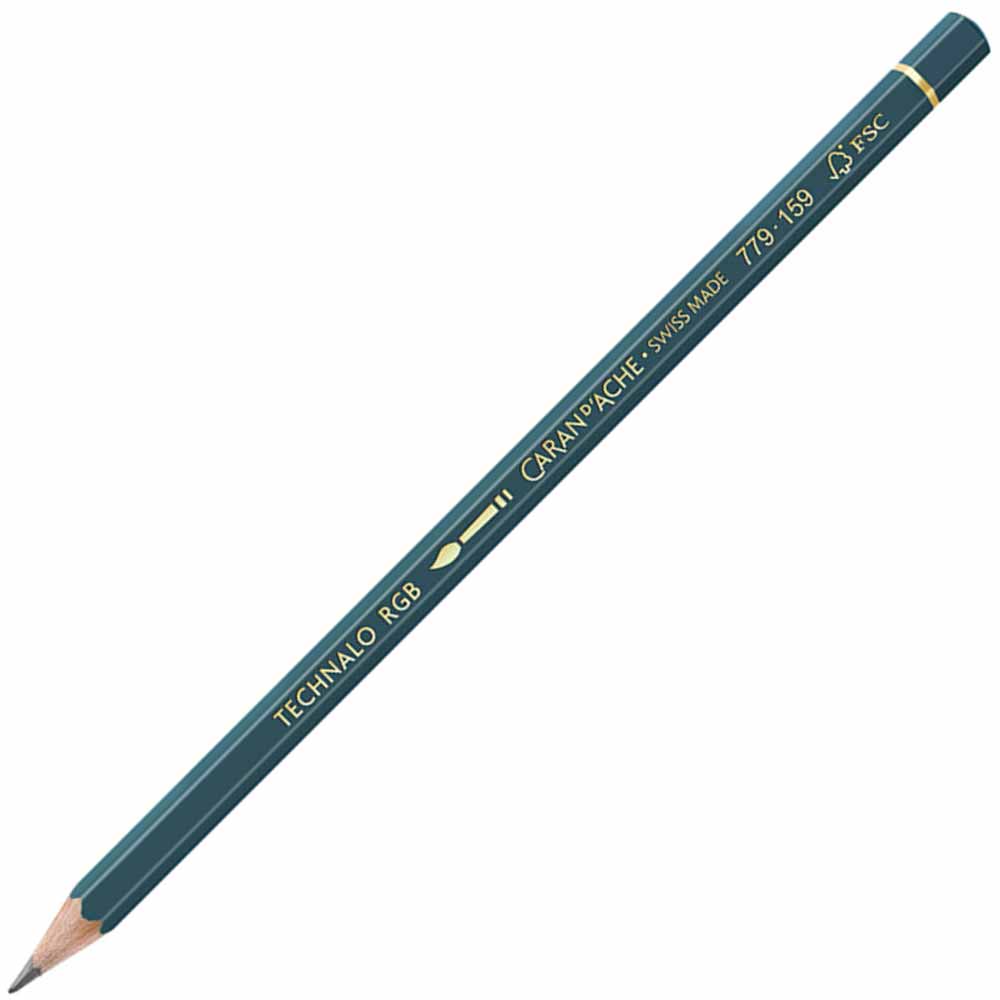 Caran d'Ache Technalo Suda Çözünebilen Kalem Blue