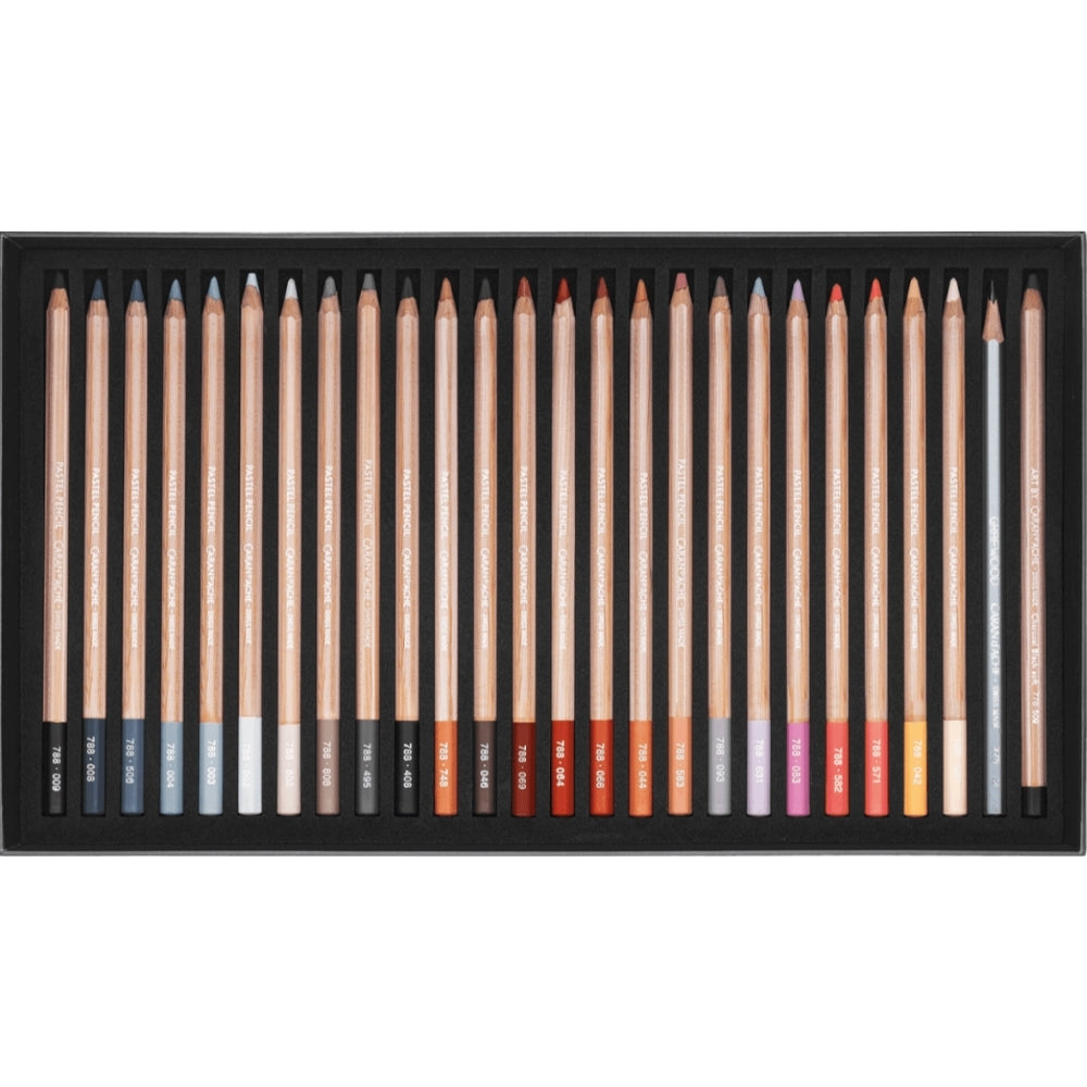 Caran d'Ache Pastel Pencil 76+2'li Set (Pastel Kalem)
