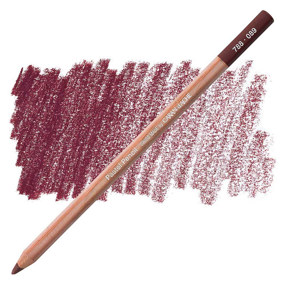 Caran d'Ache Pastel Pencil Dark Carmine 089