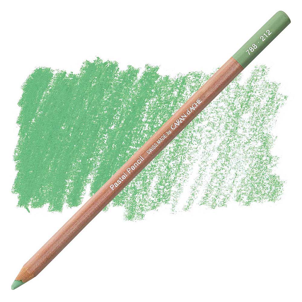 Caran d'Ache Pastel Pencil Chromium Oxide Green 212