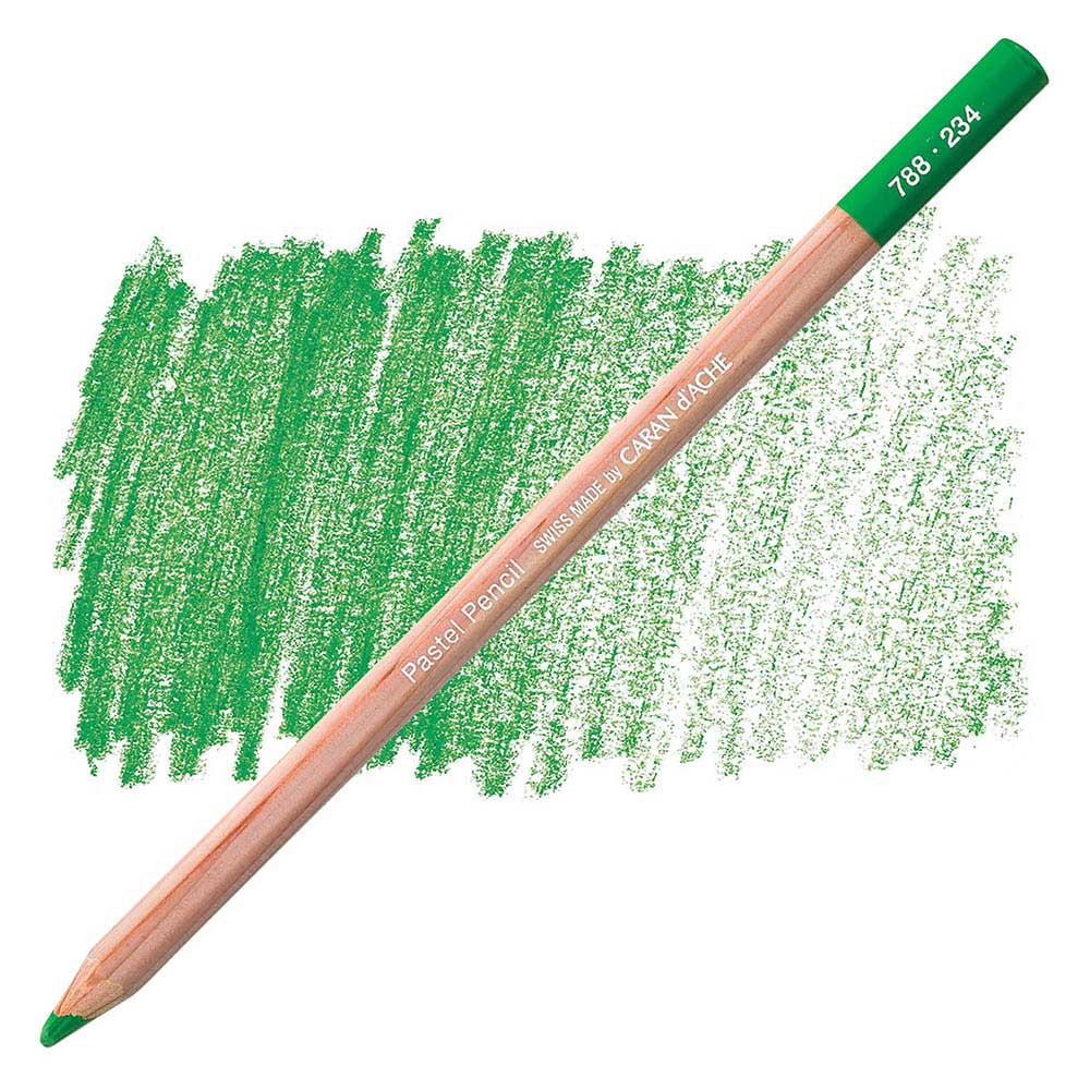 Caran d'Ache Pastel Pencil Middle Moss green 30% 234