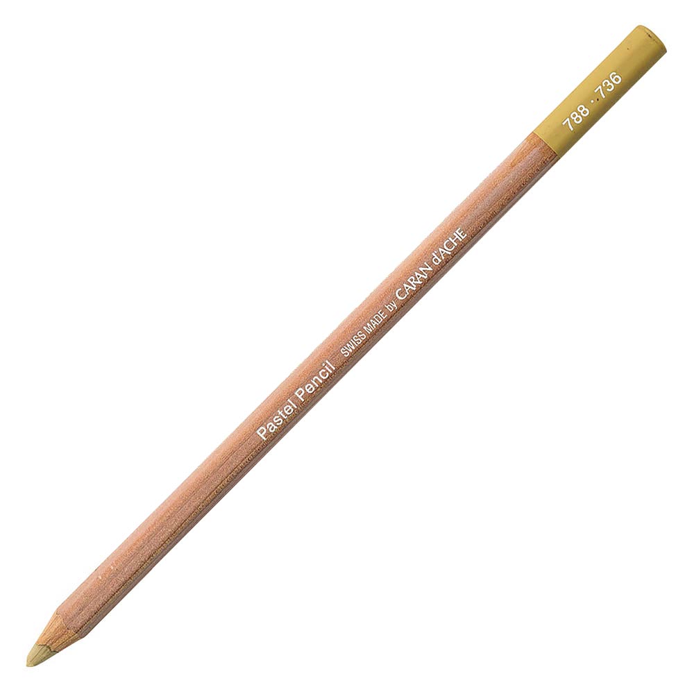 Caran d'Ache Pastel Pencil Brown Olive 50% 736