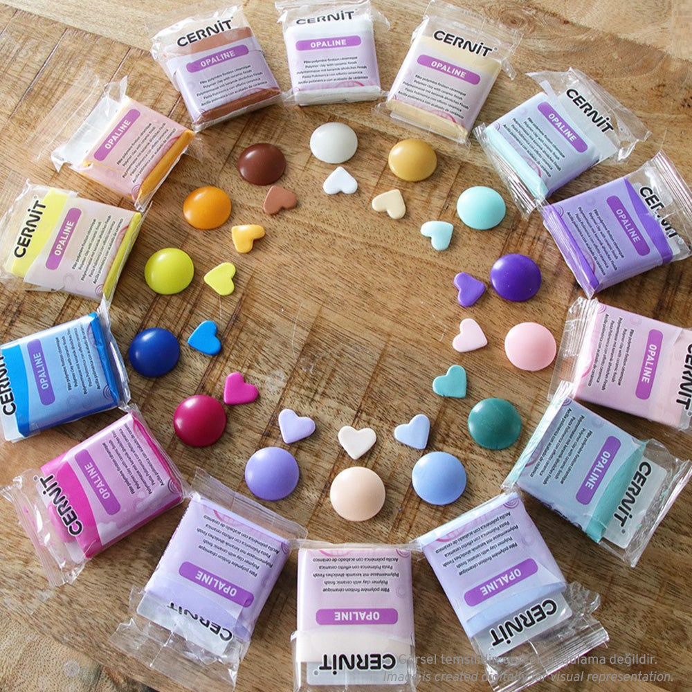 Cernit Opaline Polimer Kil 56gr Primary Blue 261