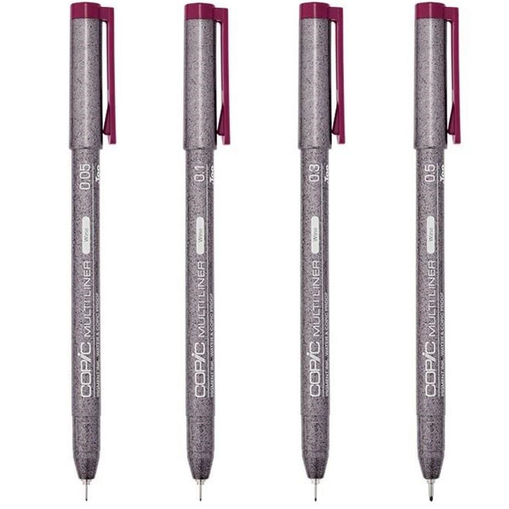Copic Multiliner Classic Wine 4'lü Set