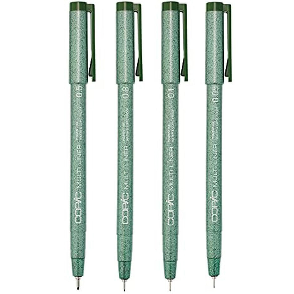 Copic Multiliner Classic Olive 4'lü Set
