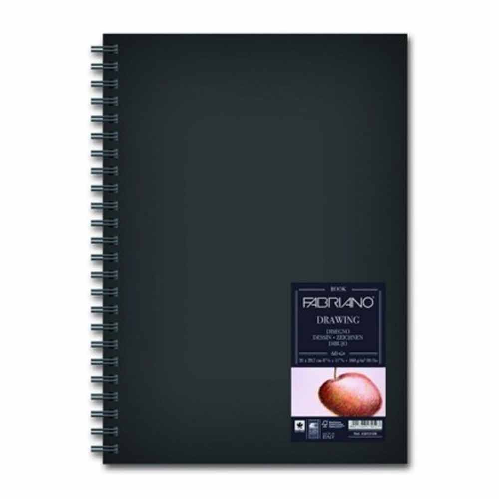 Fabriano Drawing Book Natural Grain 160gr Portrait Spiralli Çizim Blok 60 Sayfa A3 (29.7x42cm)