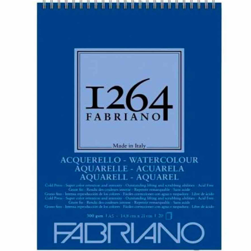 Fabriano 1264 Mix Media Spiralli Defter 300gr 30 Sayfa A4 (21x29.7cm)