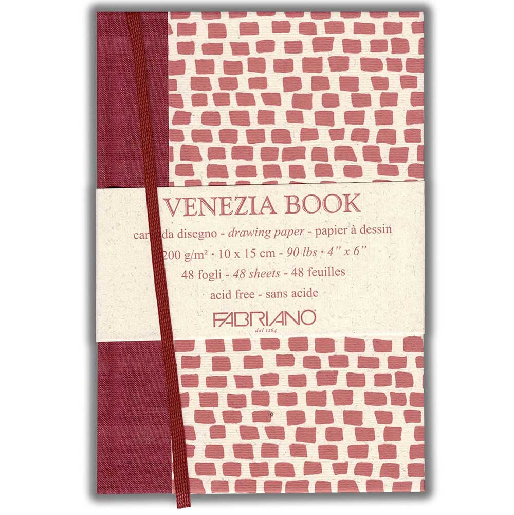 Fabriano Venezia Book Natural Grain 200gr Çizim Defteri 48 Sayfa 10x15cm