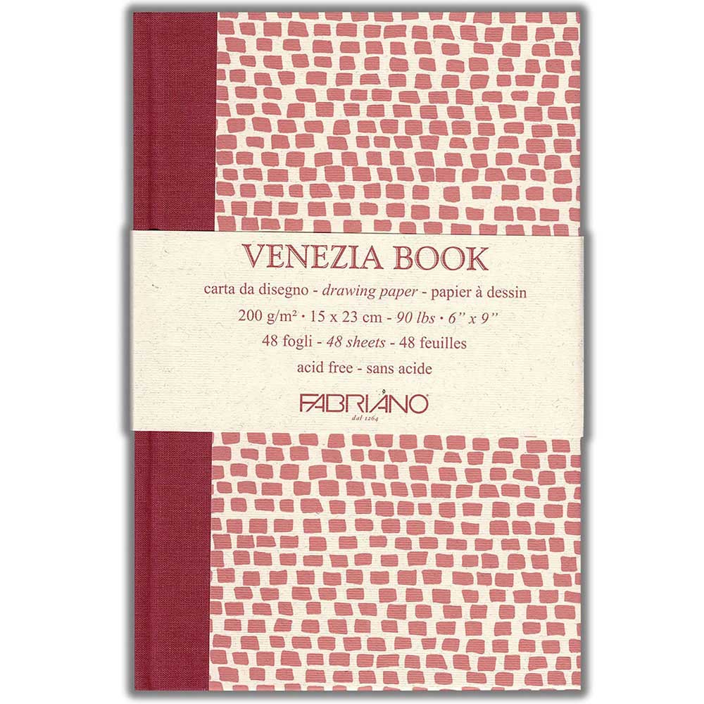 Fabriano Venezia Book Natural Grain 200gr Çizim Defteri 48 Sayfa 15x23cm