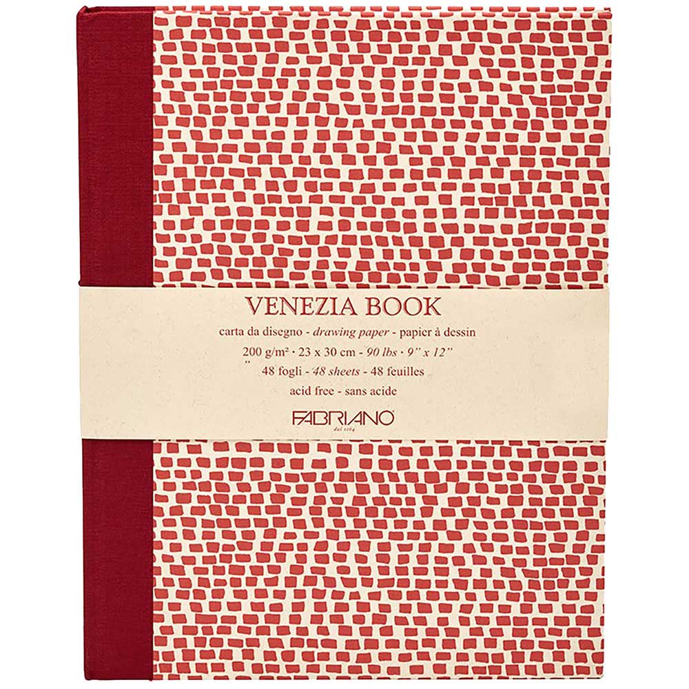 Fabriano Venezia Book Natural Grain 200gr Çizim Defteri 48 Sayfa 23x30cm