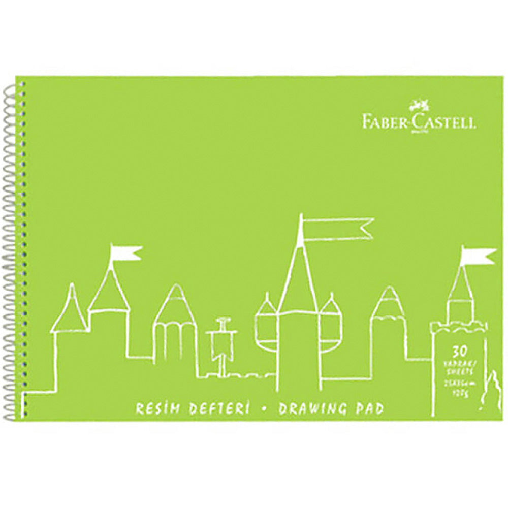 Faber Castell Plastik Kapak Resim Defteri 25X35 Cm 30 Yaprak