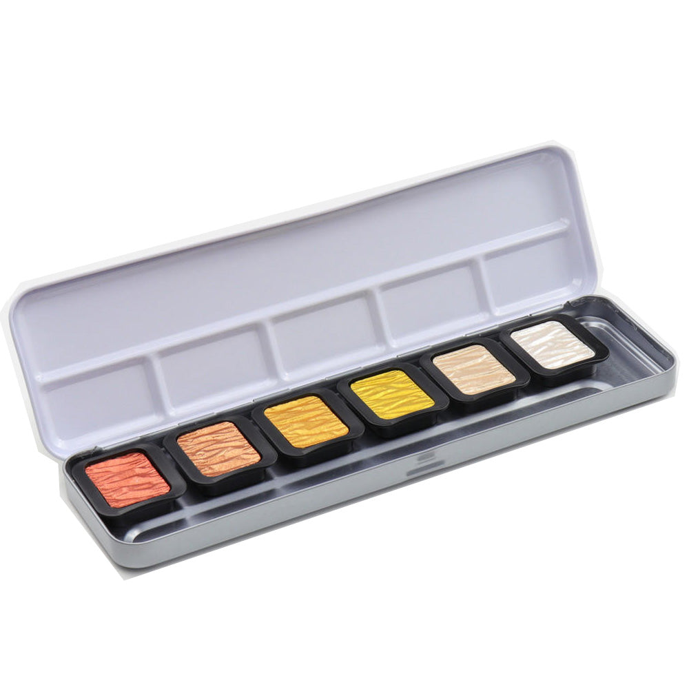 Finetec Pearlescent Colours Opaque Sulu Boya 6'lı Set
