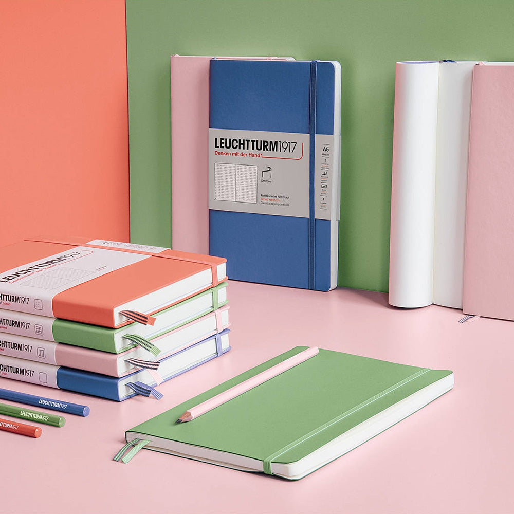 Leuchtturm 1917 Muted Colours Notebook Medium A5 Hardcover 251 Pages Plain Sage