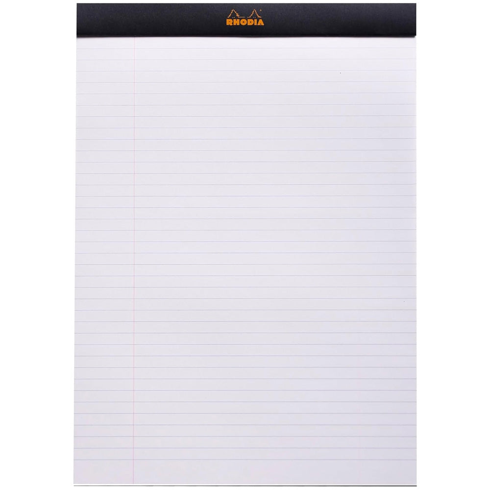 Rhodia Basics No.18 Çizgili Bloknot 80gr A4(210x297mm) 80 Yaprak Siyah Kapak