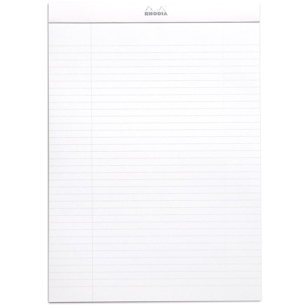 Rhodia Basics No.18 Çizgili Bloknot 80gr A4(210x297mm) 80 Yaprak Beyaz Kapak