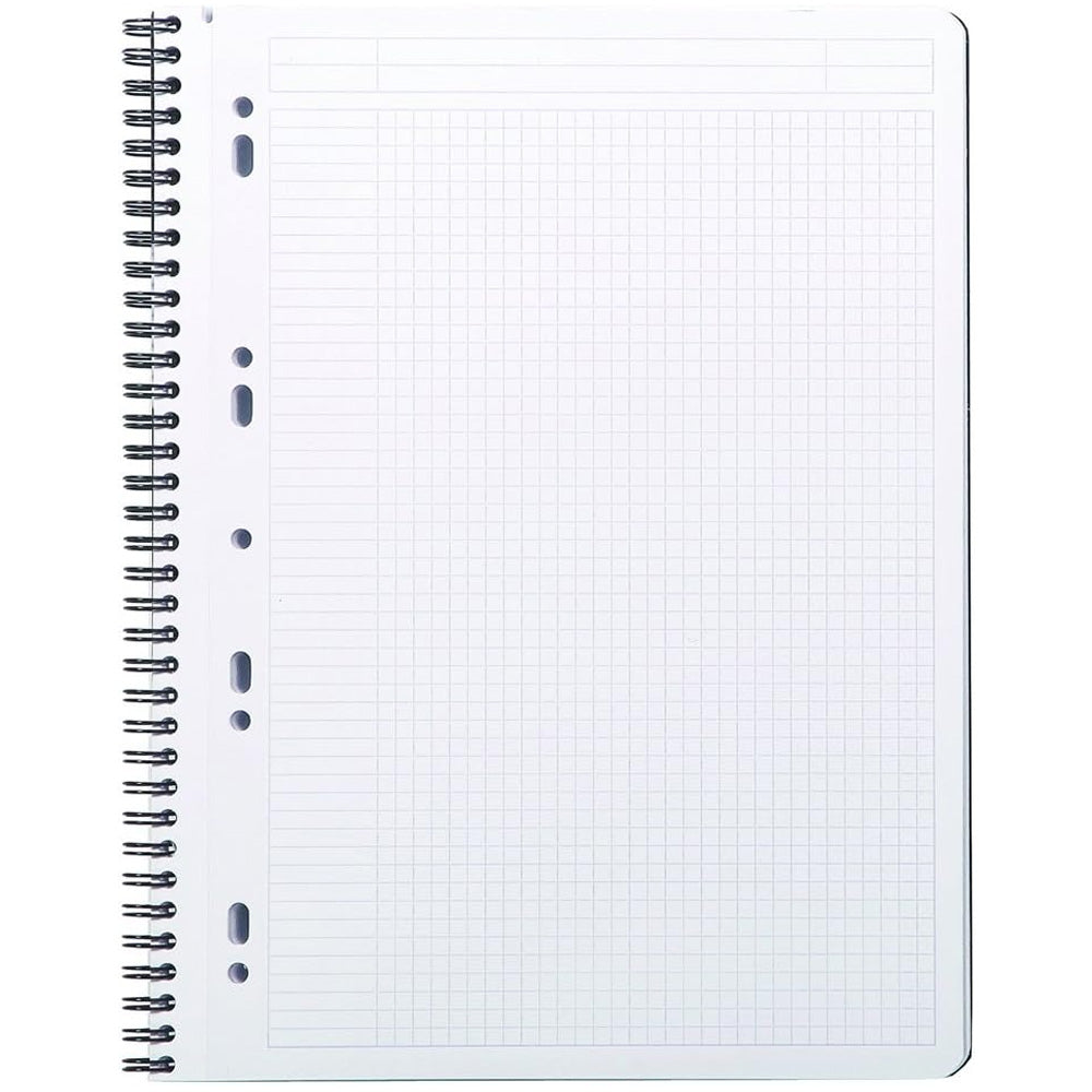 Rhodia Active Spiralli Notebook Kareli Defter 90gr A4+(225x297mm) 80 Yaprak Siyah Kapak
