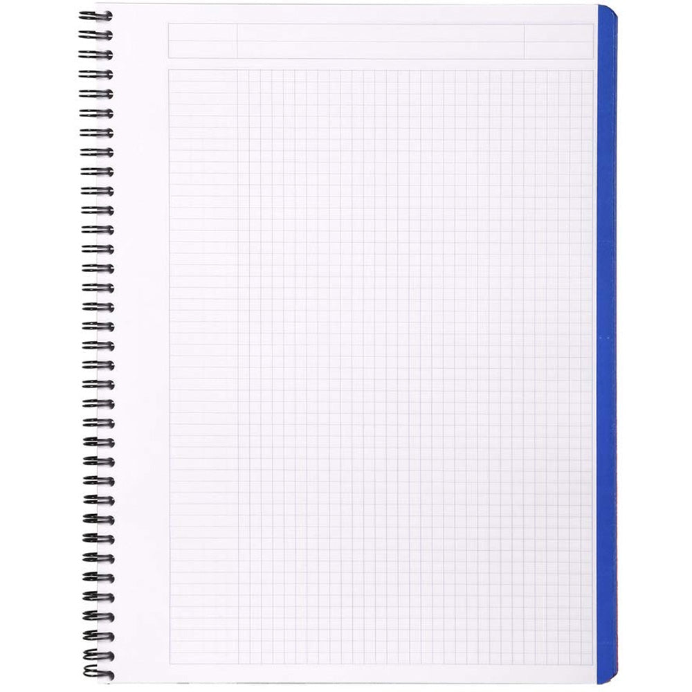 Rhodia Active Spiralli 4 Delikli Kareli Defter 90gr A4+(225x297mm) 80 Yaprak Siyah Kapak