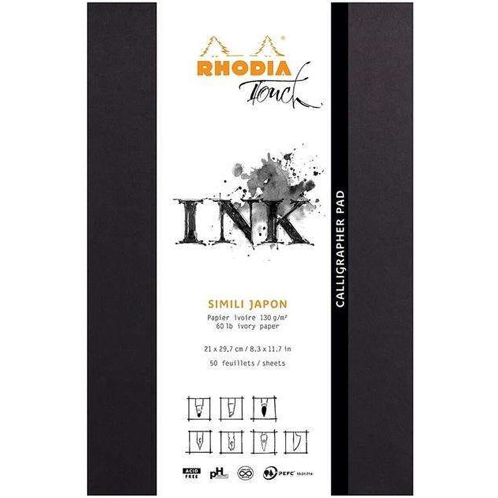 Rhodia Touch Calligraphy Pad A4+130gr 50 Yaprak