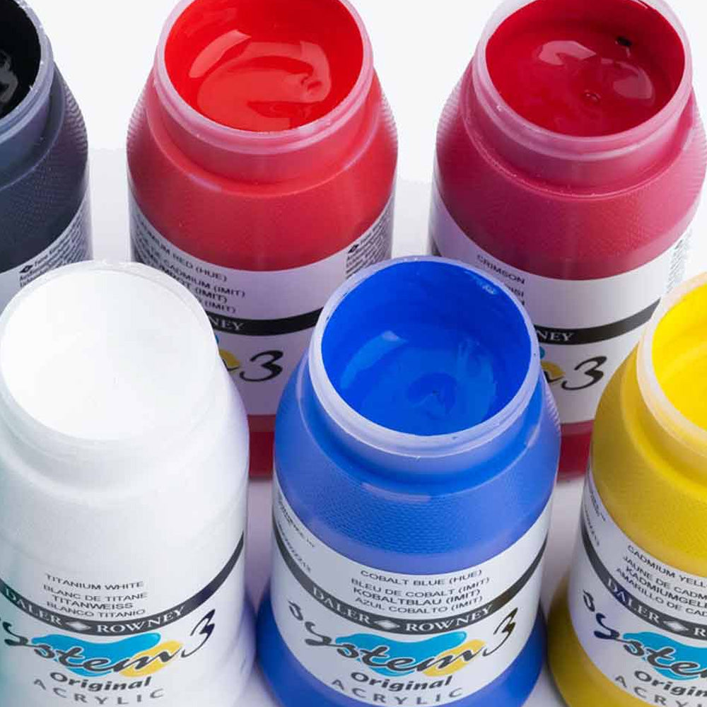 Daler Rowney System 3 Original 500ml Cadmium Orange Light Hue 638