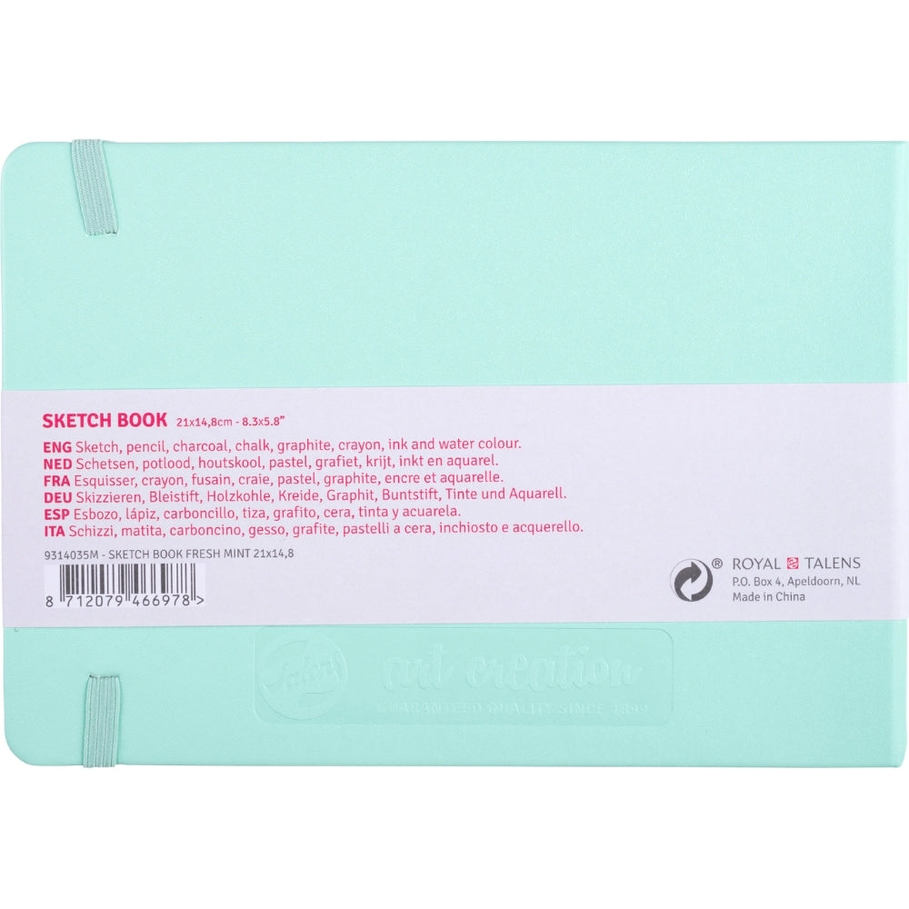 Talens Art Creation Sketchbook Fresh Mint 140gr 15x21cm