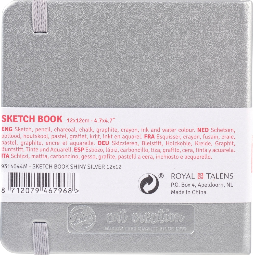 Talens Art Creation Sketchbook Silver 140gr 12x12cm