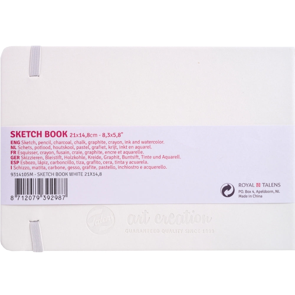 Talens Art Creation Sketchbook White 140gr 15x21cm