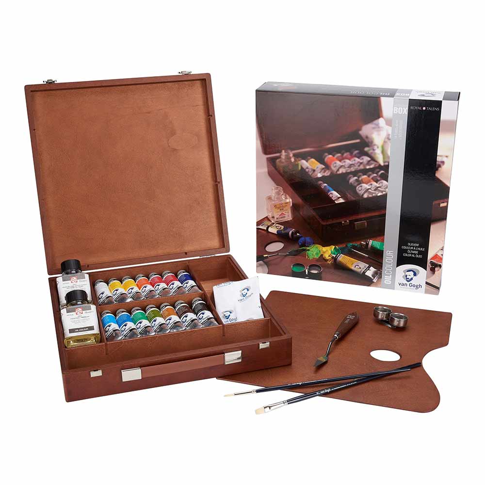 Talens Van Gogh Oil Colour Inspiration Box (Ahşap Kutu)