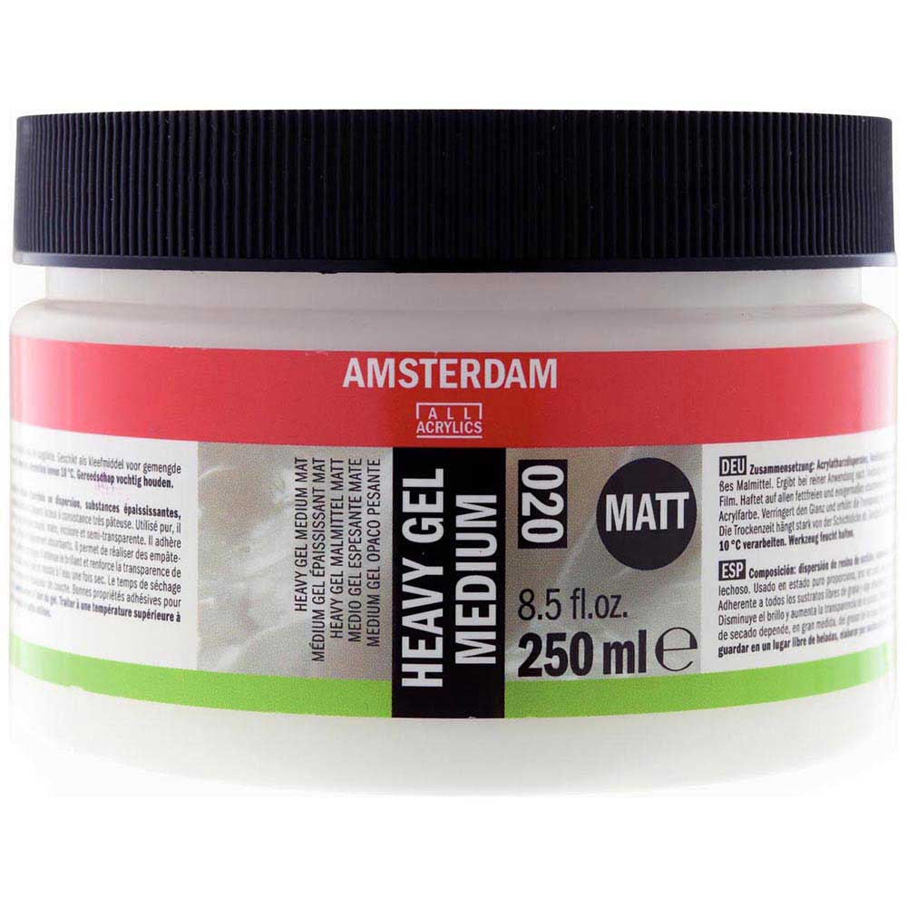 Amsterdam Heavy Gel Medium Matt 020 250ml (Mat Doku Jeli)