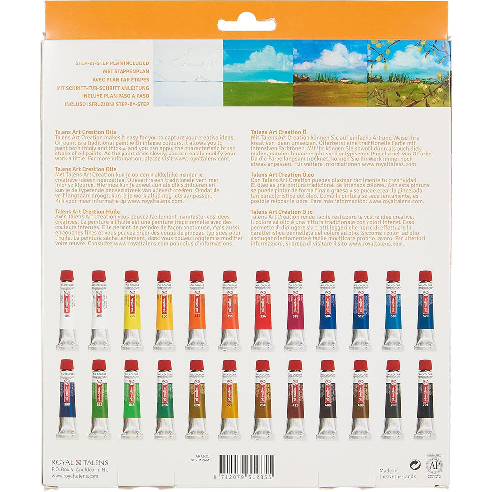 Art Creation Expression Oil Colour Set (24x12ml Yağlı Boya)