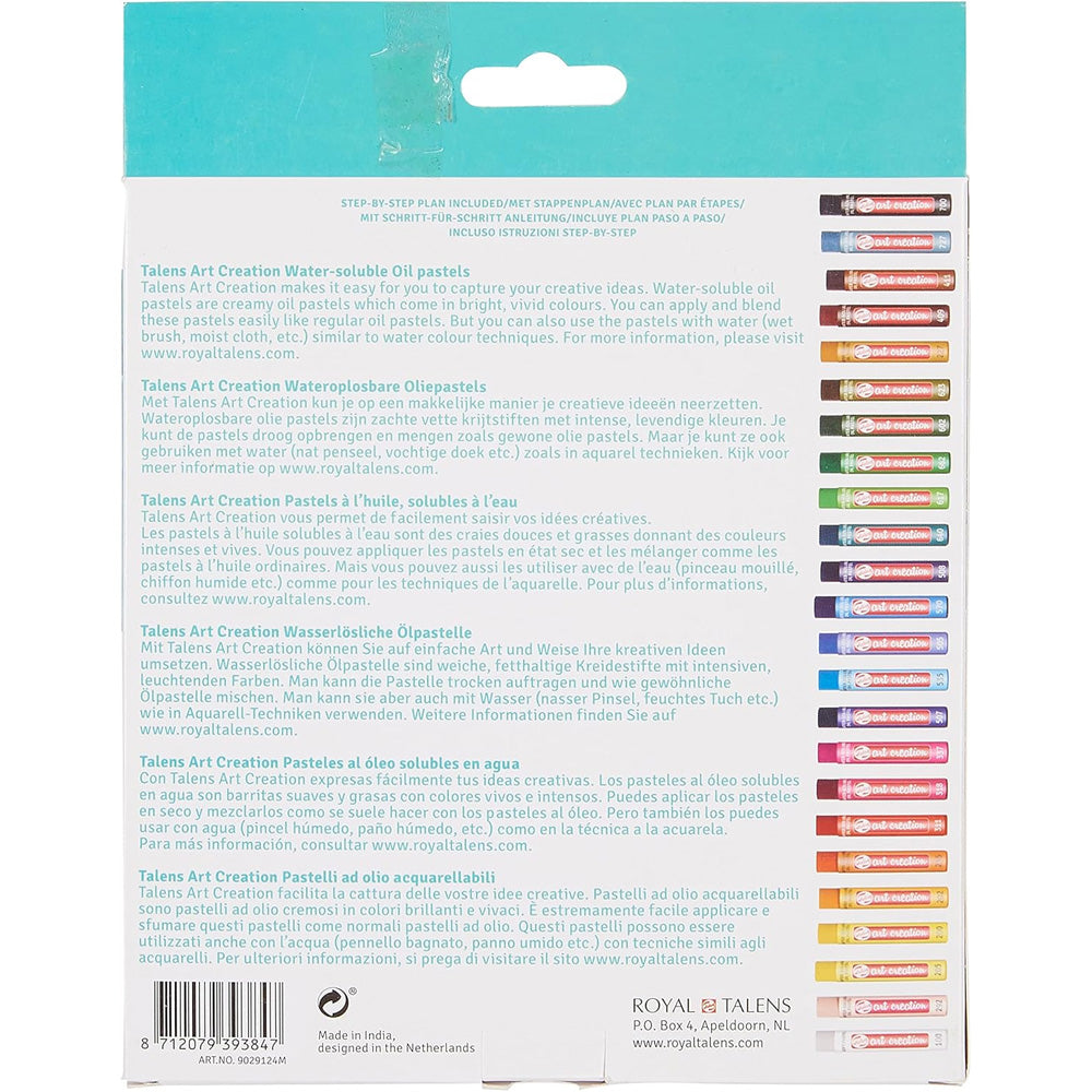 Art Creation Expression Watersoluble Oil Pastel Set 24'li
