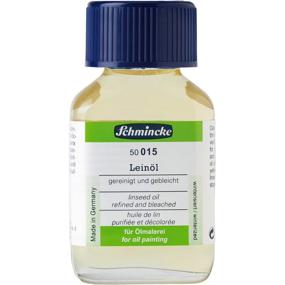 Schmincke Linseed Oil Purified 015 60ml (Saf ve Açık Tonlu) (Bezir Yağı)