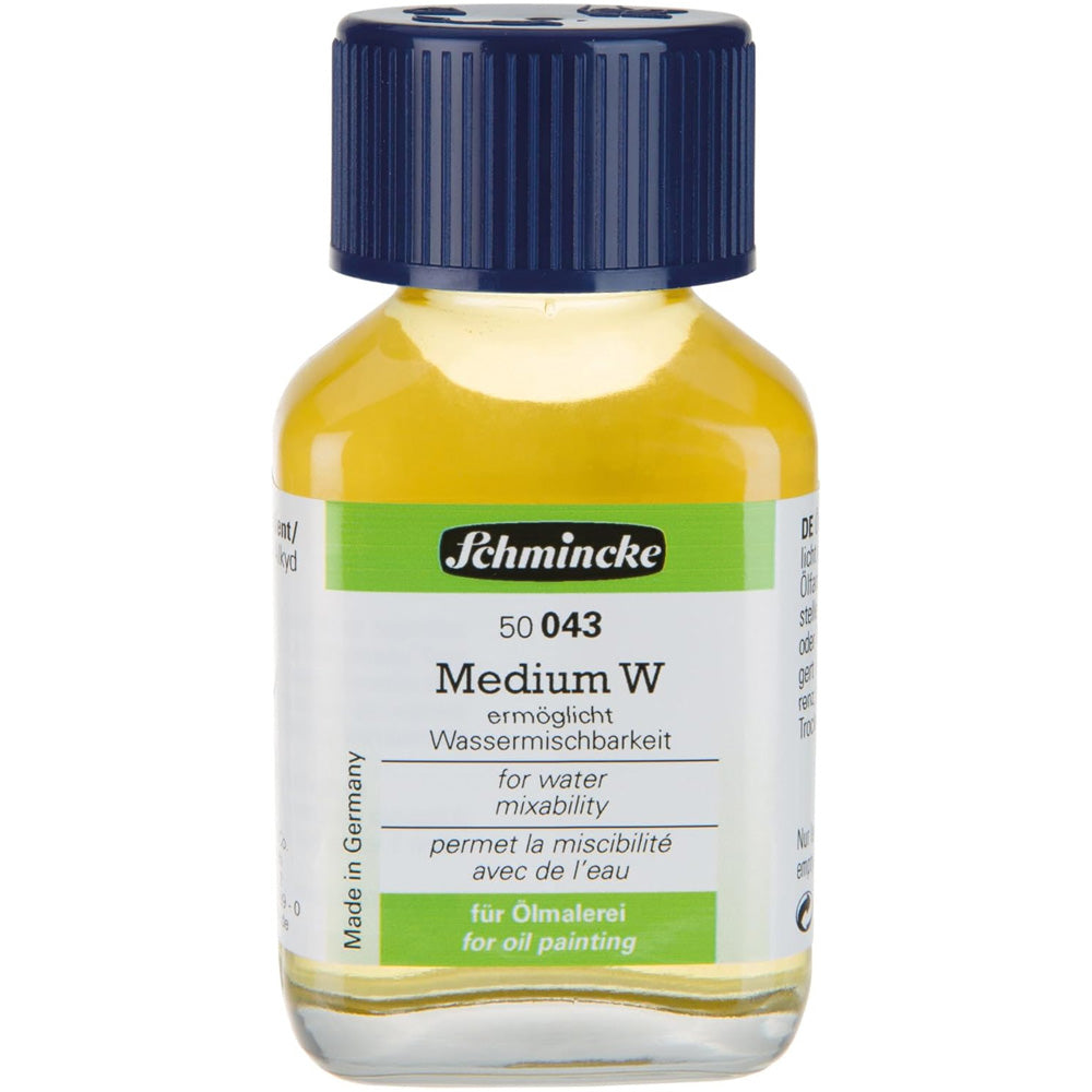 Schmincke Medium W for Water Mixability 043 60ml (Su Bazlıya Çevirme Medyumu)