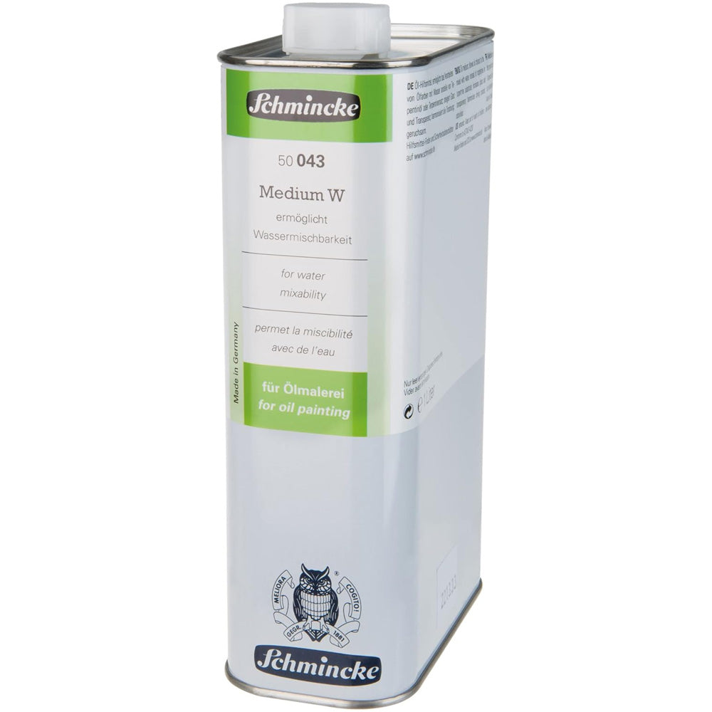 Schmincke Medium W for Water Mixability 043 1lt (Su Bazlıya Çevirme Medyumu)
