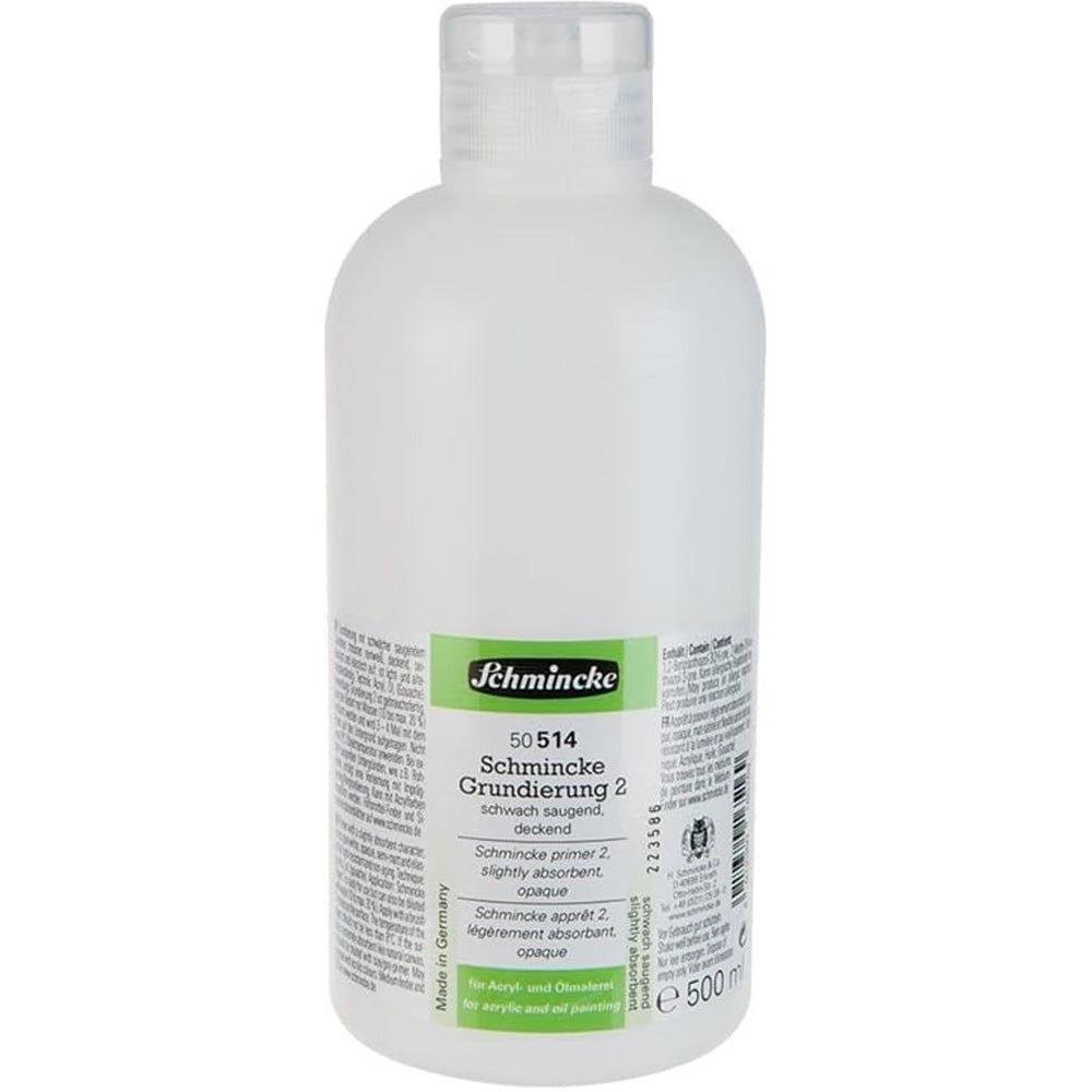 Schmincke Primer 2 Slightly Absorbent Opaque 514 500ml (Hafif Emini Astar)