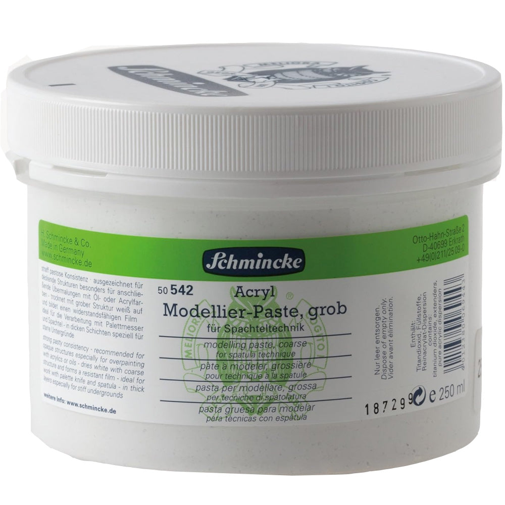Schmincke Modelling Paste Coarse 542 1000ml