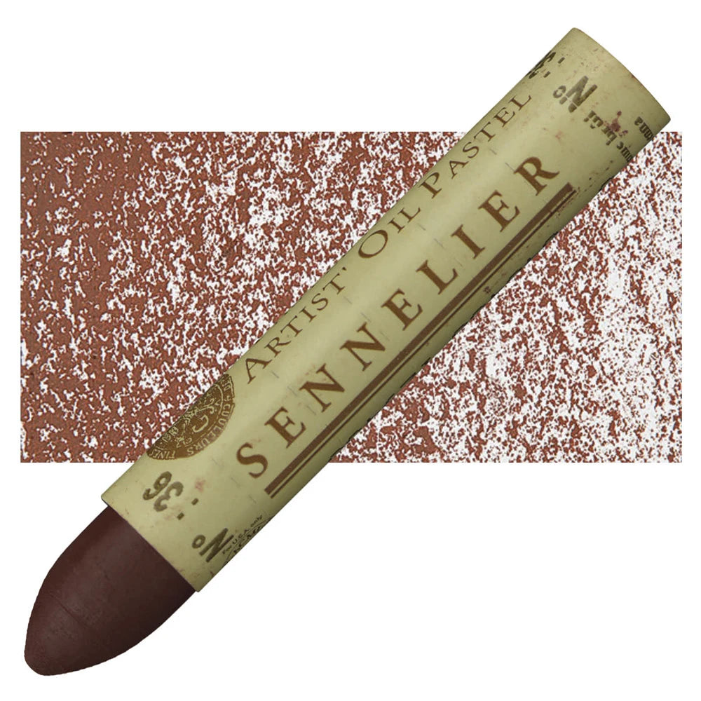 Sennelier Oil Pastel 5ml Burnt Sienna N:36