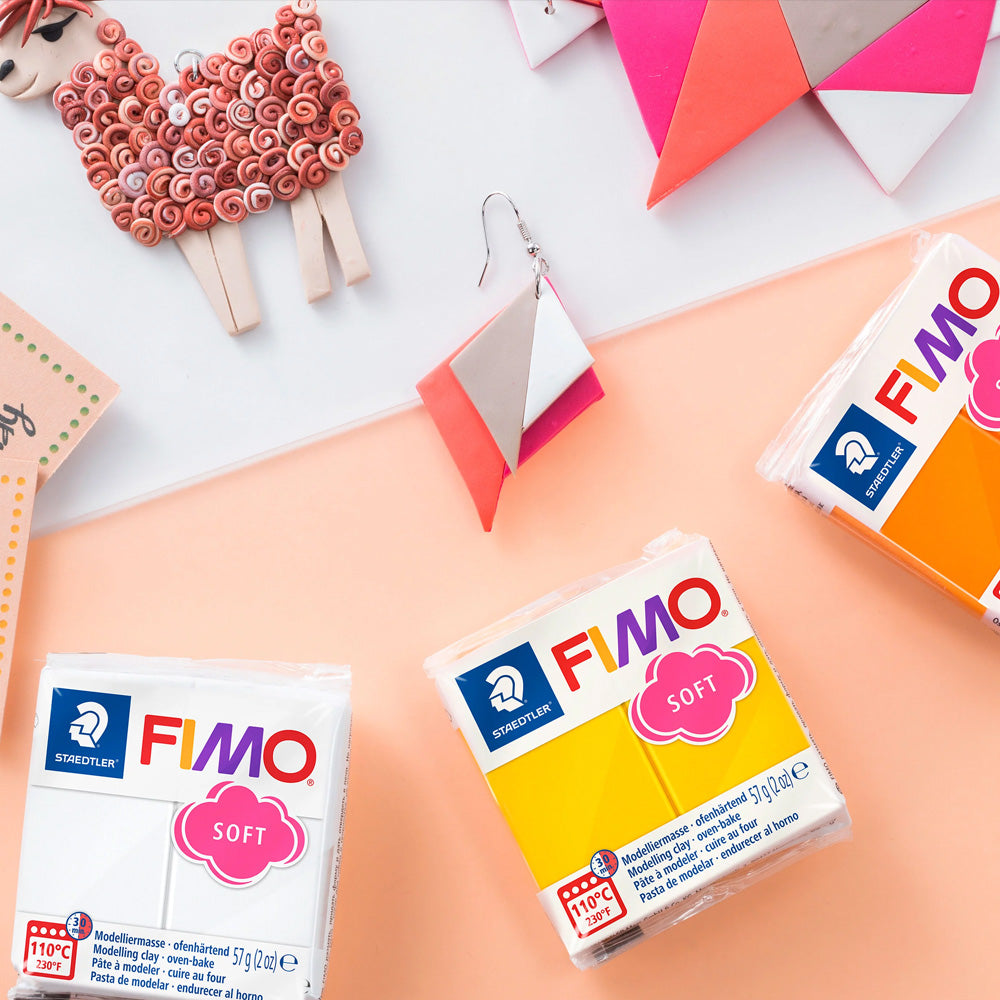 Fimo Soft Modelleme Kili Pastel Renkler 12x25gr Set 8023 C12-3