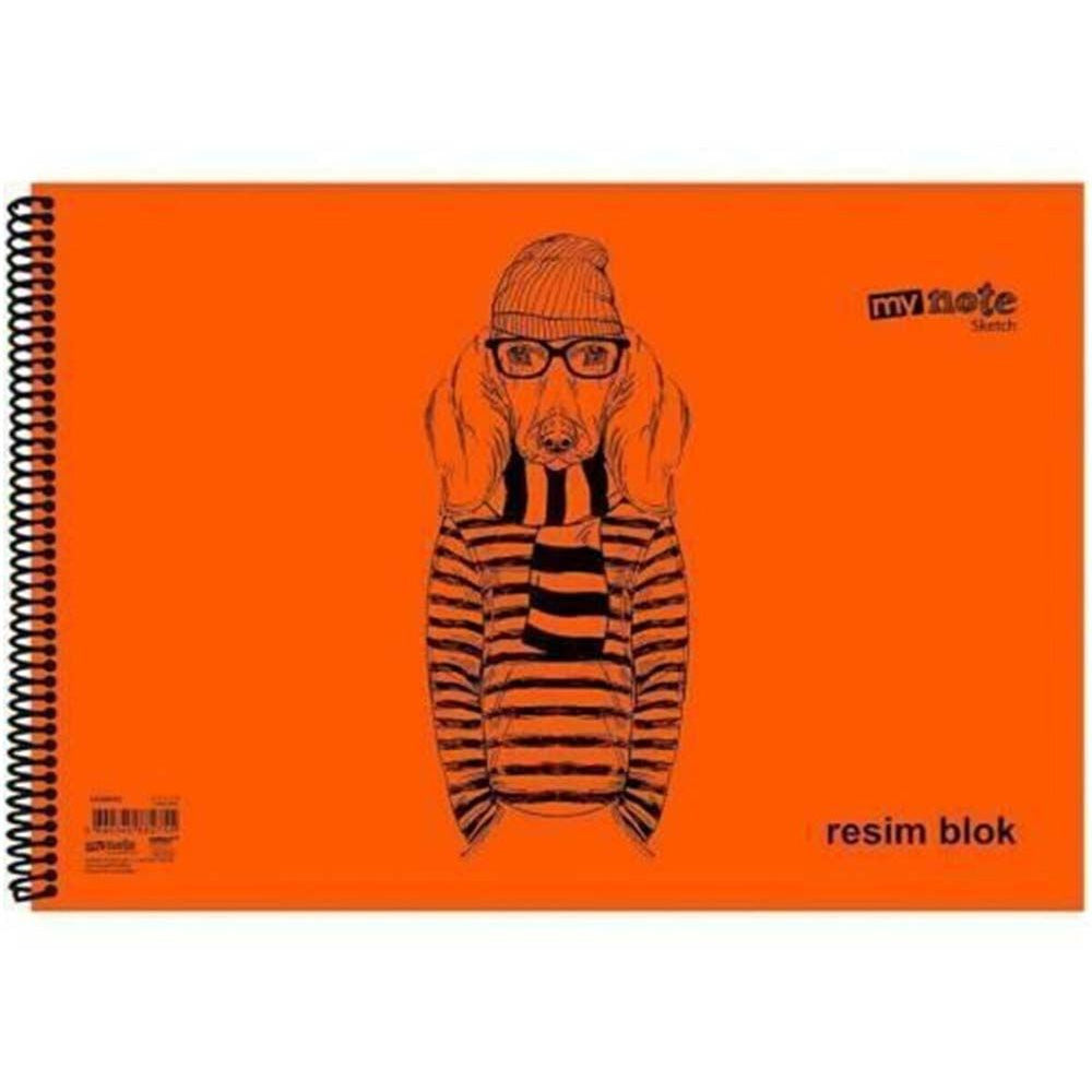 Mynote Spiralli Resim Defteri 120gr 35x50cm
