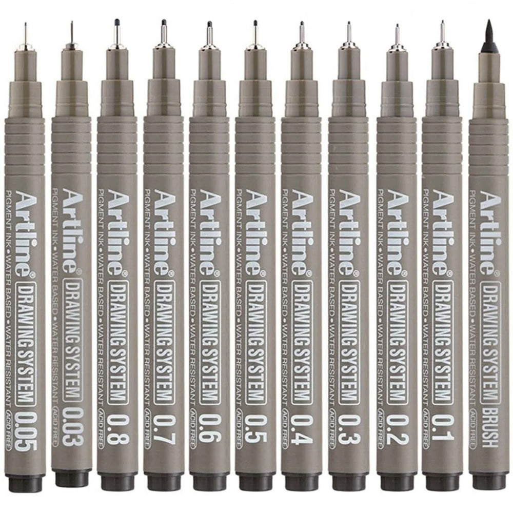 Artline Drawing System Çizim Kalemi Seti Karışık Dereceler (11 Adet)