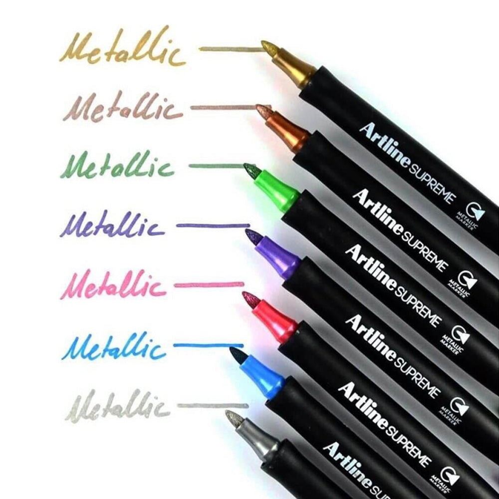 Artline Supreme Metalik Markör 1.0mm Metalik Mavi