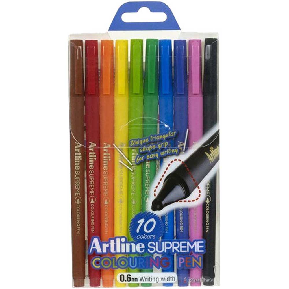 Artline Supreme Fine Keçeli Kalem Seti 10 Renk