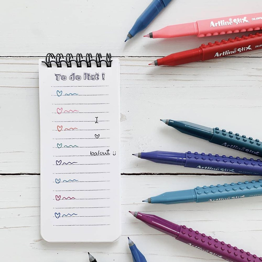 Artline Stix Drawing Pen Keçe Uçlu Yazı Kalemi Kalemi 0.5mm Magenta