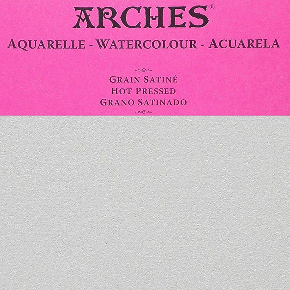 Arches Watercolour Natural White 356gr Hot Pressed Rulo (130x914cm) (Sıcak Baskı)
