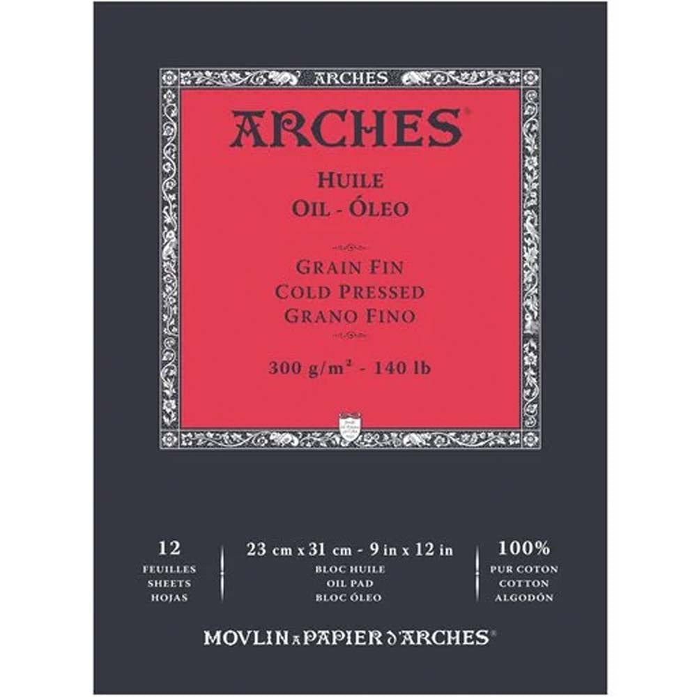 Arches Oil Colour Pad Cold Pressed 300 gr 23x31cm 12 Sayfa