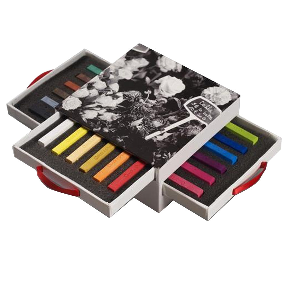 Conte a Paris Carre Stick Pastel Seti Çekmeceli Kutu (18 Renk)