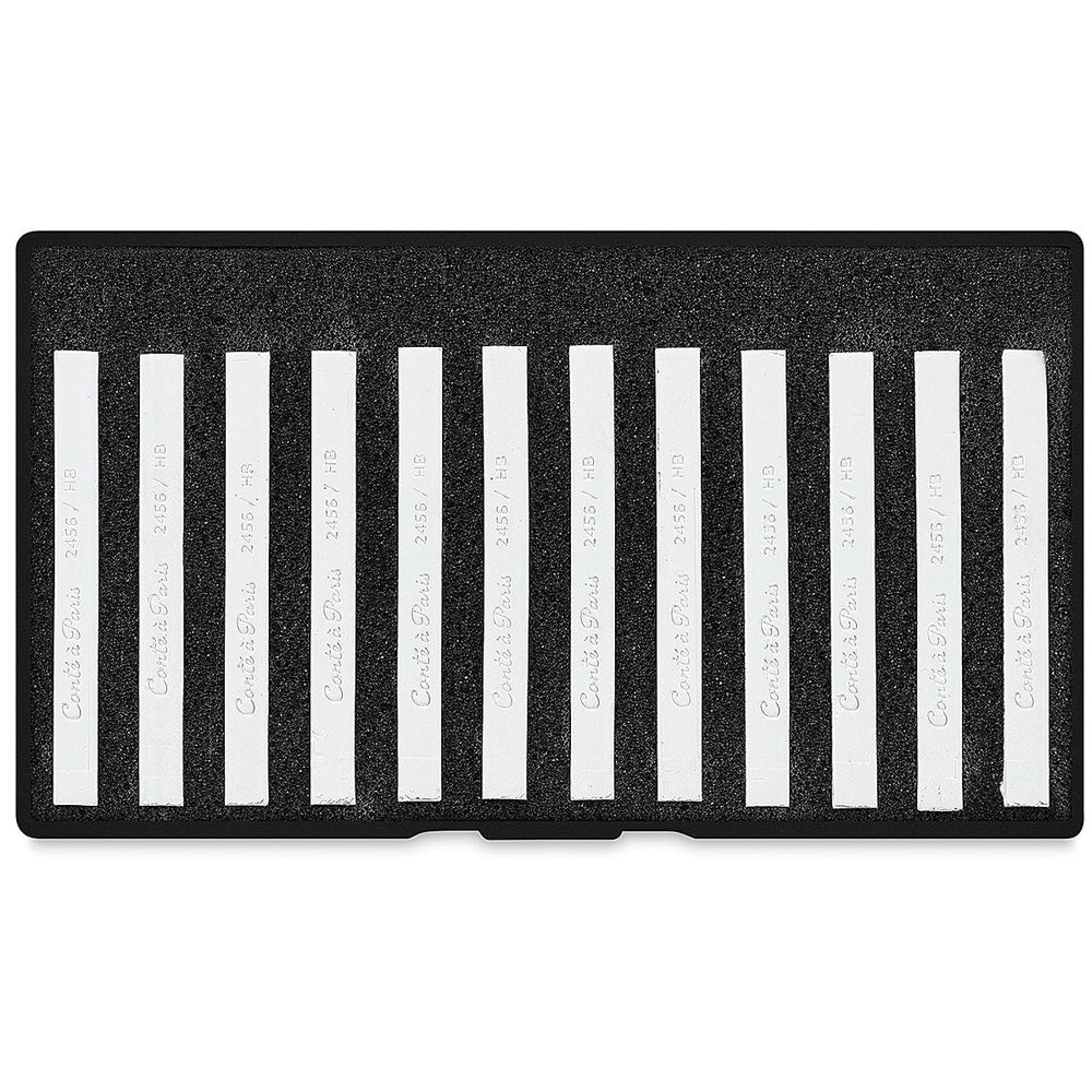 Conte a Paris Carre Stick Pastel Eskiz Seti Plastik Kutu(12ad) White HB